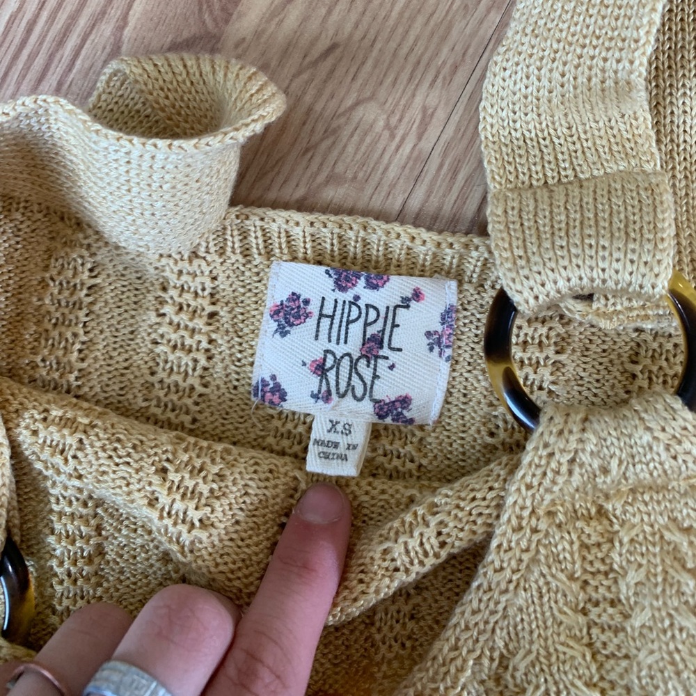 Hippie Rose Knit Tank Top🌼